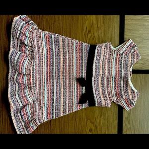 Janie and Jack Tweed Girl Dress. Size 6. Multi color. Excellent condition.